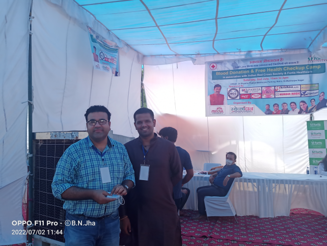 Health and Blood Donation Camp